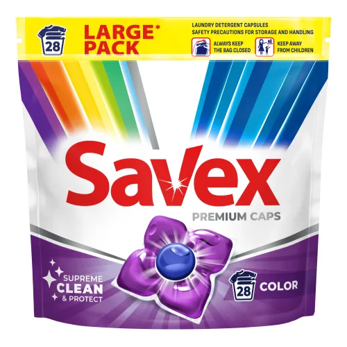 Tablete za pranje veša SAVEX Color 28kom