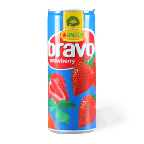 Negazirani sok BRAVO jagoda 50% 0.25l