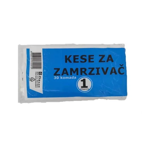 Kese za zamrzivač NIKSAN glatke 1kg 30kom
