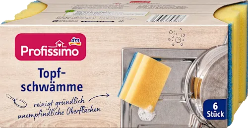 Sundjer PROFISSIMO  za pranje posuđa 6kom