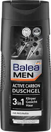 Gel za tuširanje BALEA MEN Active carbon 3u1 300ml