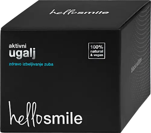 Aktivni ugalj za zube HELLO SMILE 17g
