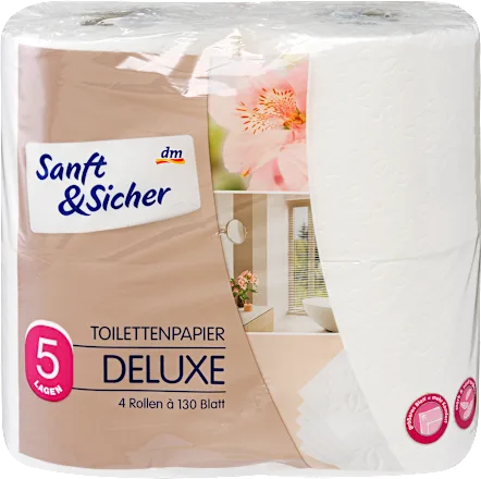 Toalet papir SANFT&SICHER deluxe 5slojeva 4kom