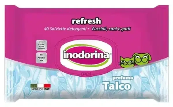INODORINA Refresh talco vlažne maramice 15kom
