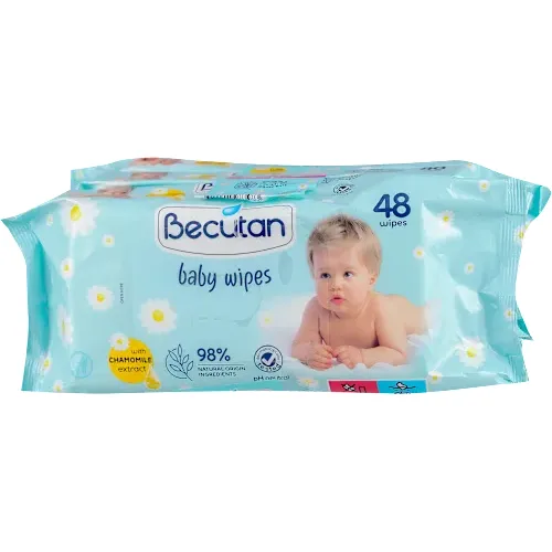 Vlažne maramice BECUTAN kamilica 3x48kom