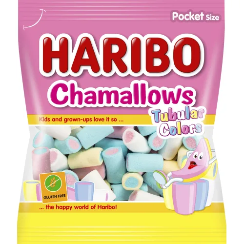 Gumene bombone HARIBO Chamallows ubular colors 90g
