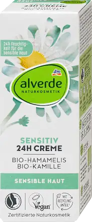 Krema za negu lica ALVERDE Sensitiv 24h dnevna hamamelis 50ml