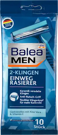 Brijač za muškarce  BALEA MEN sa duplim oštricama 10kom