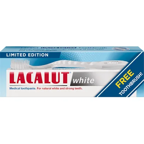 Pasta za zube LACALUT White 75ml + četkica za zube gratis