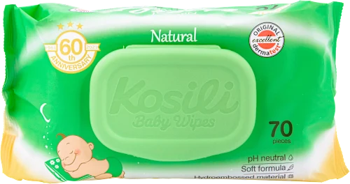 Vlažne maramice KOSILI Natural 70kom