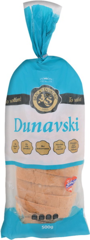 Hleb AS Dunavski rezani 500g