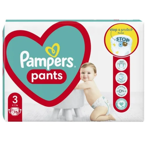 Pelene za bebe PAMPERS  Pants GP 3 76kom