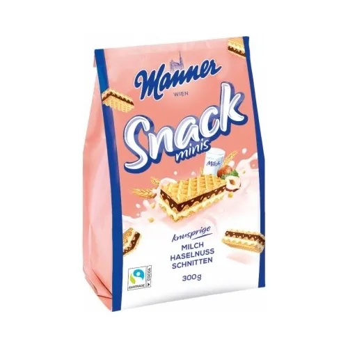 Napolitanke MANNER mleko i lešnik 300g