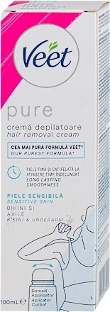 Krema za depilaciju VEET Pure bikini & ispod pazuha 100ml
