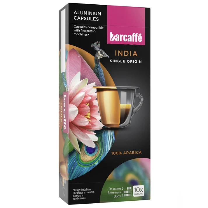Kapsule za kafu BARCAFFE So India 55g