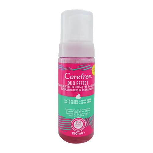 Intimna kupka CAREFREE duo effect aloe vera 150ml