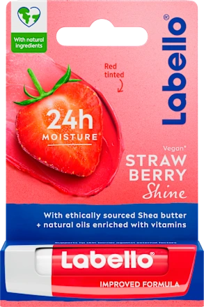 Balzam za usne LABELLO - strawberry Shine, 4,8 g