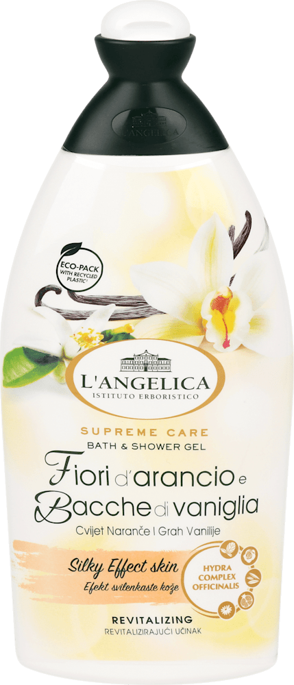 Gel za tuširanje L'ANGELICA cvet narandže i vanila 500ml