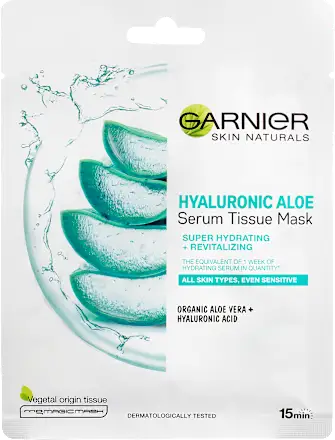 Maska za lice GARNIER SKIN NATURALS Hyaluronic Aloe 32g