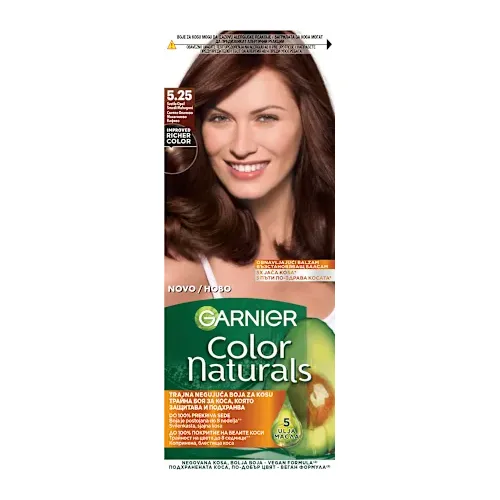 Farba za kosu GARNIER COLOR NATURALS 5.25 smeđi mahagoni