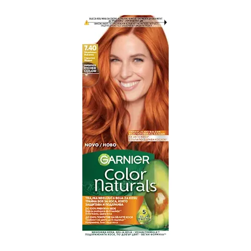 Farba za kosu GARNIER COLOR NATURALS 7.40 bakarna
