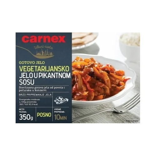 Gotova jela CARNEX Vegetarijansko jelo 350g