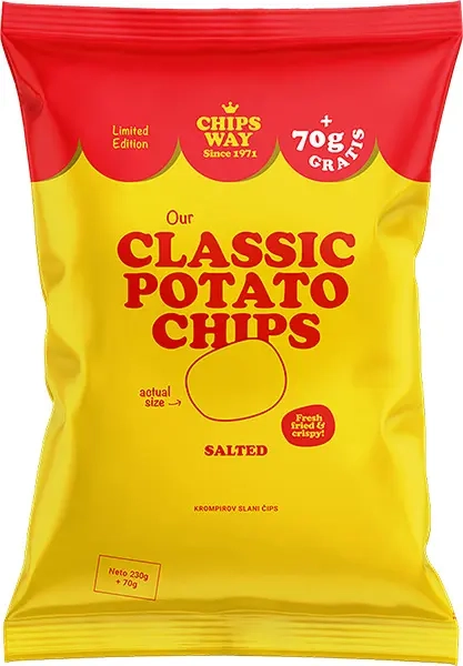 Čips CHIPS WAY classic 300g