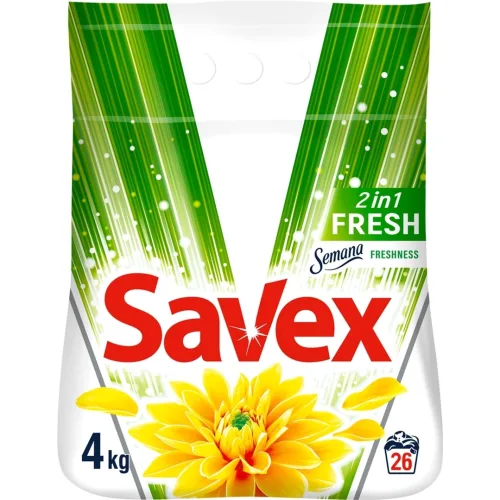 Deterdžent za pranje veša SAVEX Fresh 26 pranja (4kg)