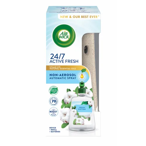 Osveživač prostora AIR WICK active fresh pamuk 228ml