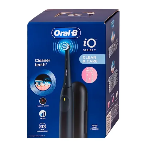 Elektrićna četkica za zube ORAL B iO Series 2 night black električna četkica + futrola