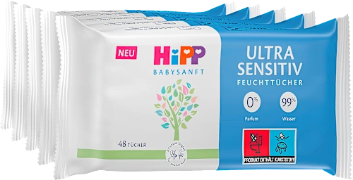 Vlažne maramice HIPP ultra sensitive 5x48kom