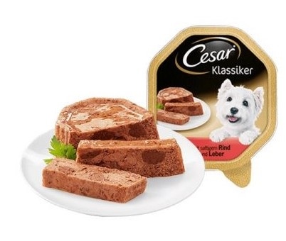 Hrana za pse CESAR classic govedina i džigerica 150g
