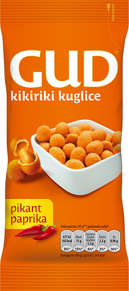 Kikiriki GUD kuglice paprika 40g