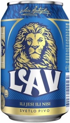 LAV pivo svetlo 330ml