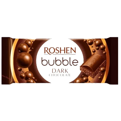 Čokolada ROSHEN crna bubble dark 80g