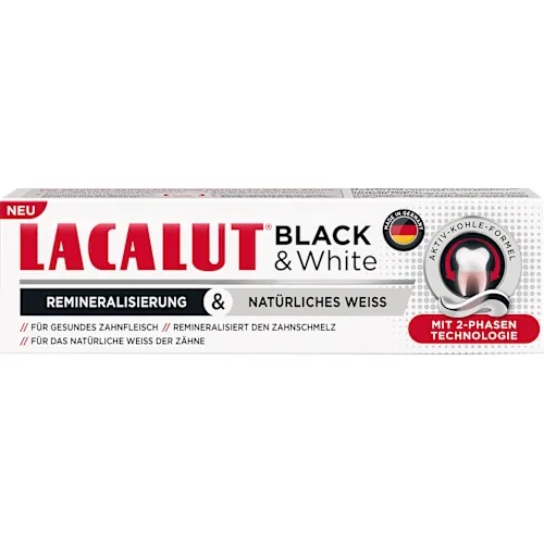 Pasta za zube LACALUT Black & white 75ml