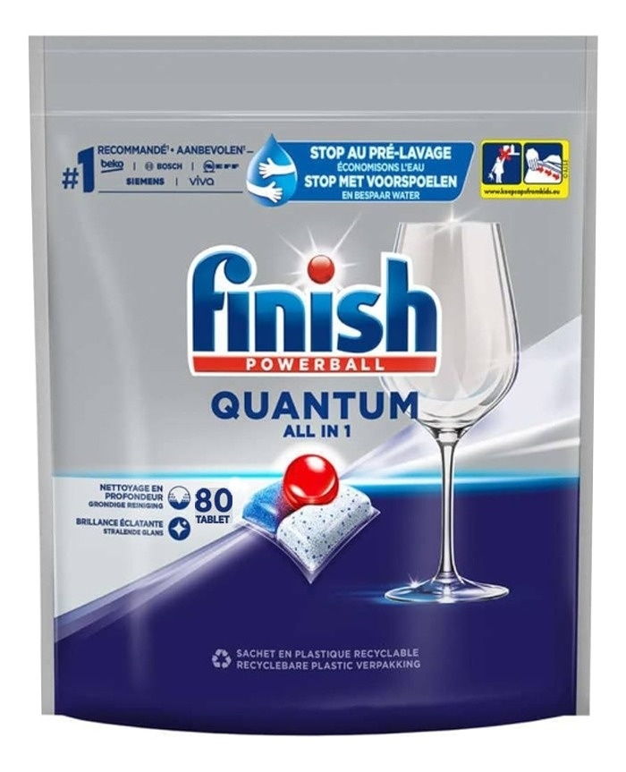 Tablete FINISH Quantum all in 1 80kom
