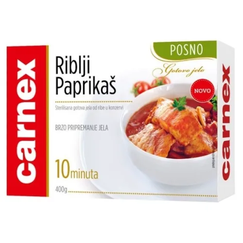 Gotova jela CARNEX Riblji paprikaš 400g