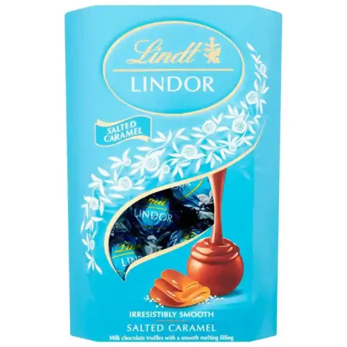 Bombonjera LINDT Lindor salt caramel 200g