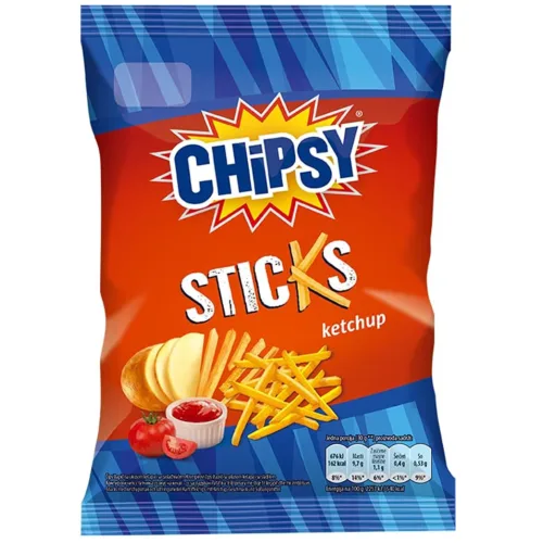 Čips CHIPSY sticks ketchup 95g