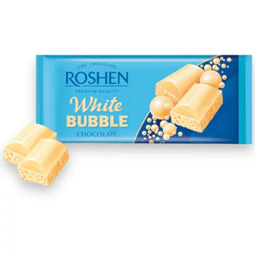 Čokolada ROSHEN bela bubble 80g