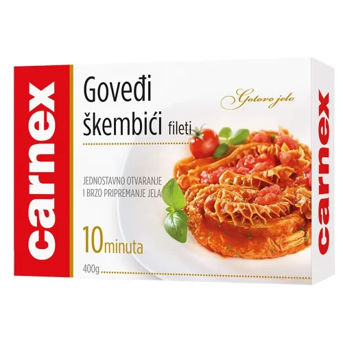 Gotova jela CARNEX Goveđi škembići fileti 400g