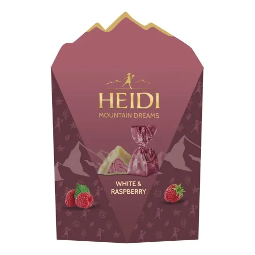 Bombonjere HEIDI Planinski snovi malina 100g