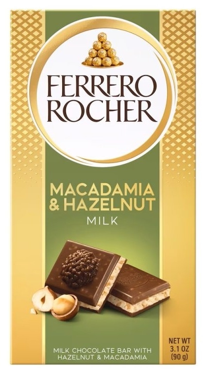 Čokolada FERRERO ROCHER macadamia i lešnik 90g