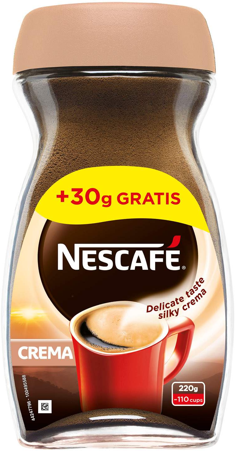 Instant kafa NESCAFE Crema 190g + 30g gratis