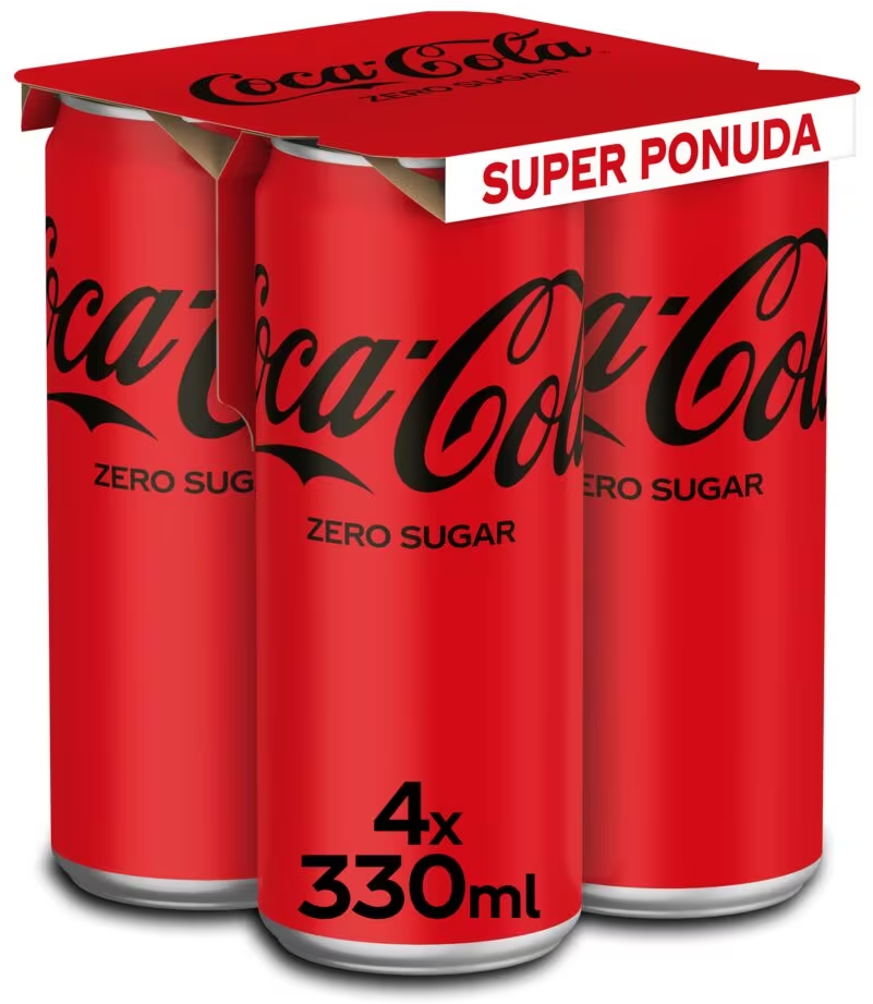 Gazirani sok COCA-COLA Zero multipak 4x0,33l