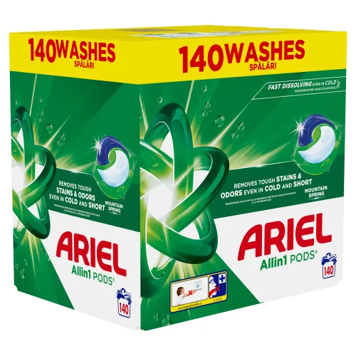 Tablete za pranje veša ARIEL PODS Mountain spring  2x70kom