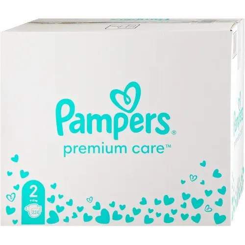 Pelene za bebe PAMPERS Premium Care MP 2 224kom