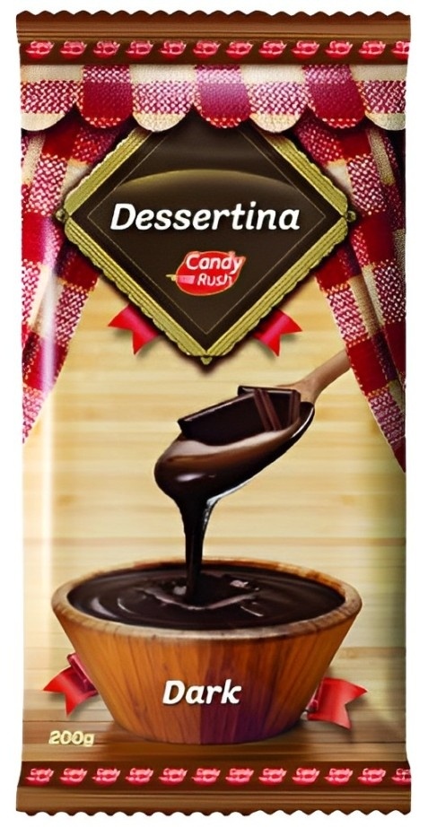 Čokolada za kuvanje CANDY RUSH Dessertina dark 200g