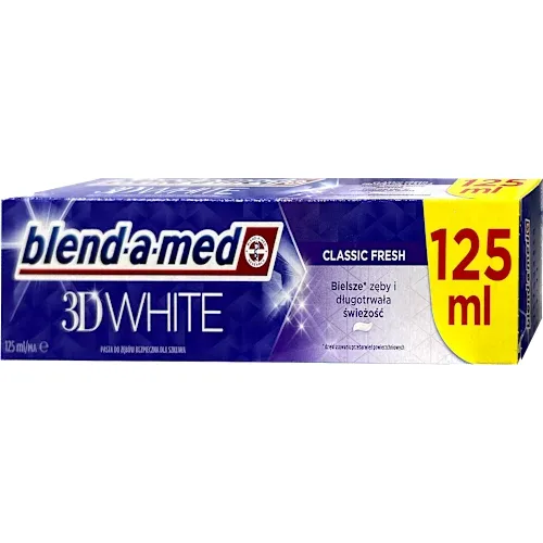 Pasta za zube BLEND-A-MED 3D white classic fresh 125ml